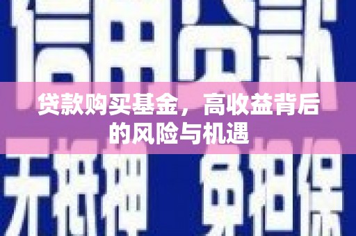 文县贷款购买基金，高收益背后的风险与机遇