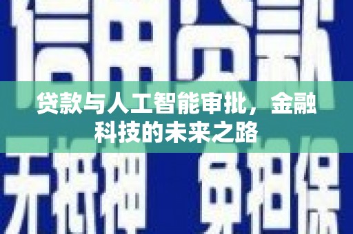 文县贷款与人工智能审批，金融科技的未来之路