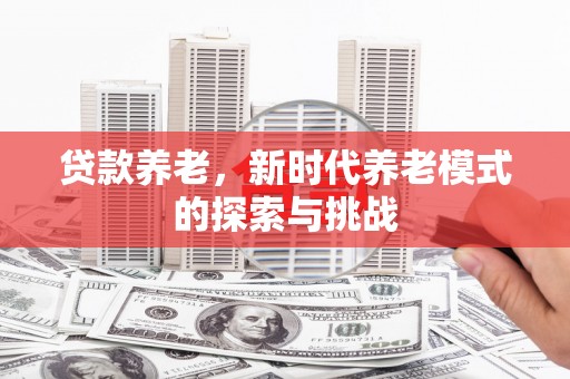 文县贷款养老，新时代养老模式的探索与挑战