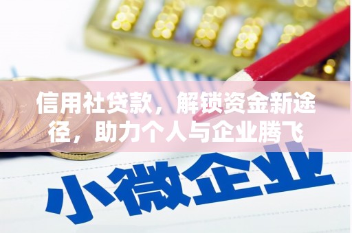 文县信用社贷款，解锁资金新途径，助力个人与企业腾飞