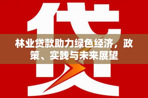 文县林业贷款助力绿色经济，政策、实践与未来展望